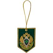 Вымпел мини в авто Пограничная служба ФСБ России вышитый 10х7 зеленый (4501044) - ВОЕНТОРГ ТЫЛОВИК