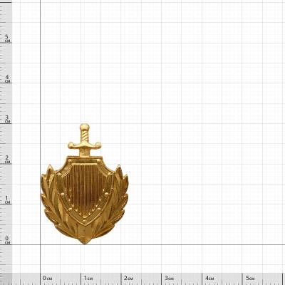 Эмблема ( знак ) петличная ( петлица ) МВД России золотистая (2102099) - HAKKI.RU