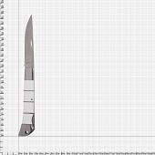 Нож складной Stainless Steel knife белый (3914044)  - ВОЕНТОРГ ТЫЛОВИК