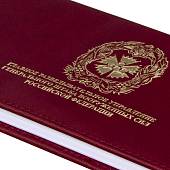 Еженедельник - планинг с символикой ГРУ ГШ ВС РФ недатированный 19-22 56 л золото бордовый (4302005) - ВОЕНТОРГ ТЫЛОВИК