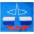 Флаг Космические войска 90 х135 (4701056) - HAKKI.RU
