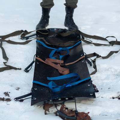 Носилки тактические медициские санитарные мягкие ВОЛОКУШИ черные (3223002) - HAKKI.RU