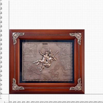 Ключница настенная Близнецы деревянная 340х290х90 (4311033) - HAKKI.RU