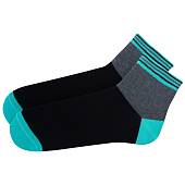 Носки SANTA SOCKS женские черно-бирюзовые (1216083) - ВОЕНТОРГ ТЫЛОВИК