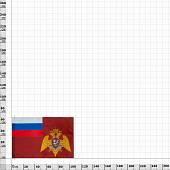 Флаг Федеральной службы войск национальной гвардии Российской Федерации 70х105 (4702053) - ВОЕНТОРГ ТЫЛОВИК