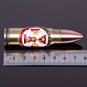 Зажигалка патрон с символикой Внутренние войска газовая серебреная (4403233) - ВОЕНТОРГ ТЫЛОВИК