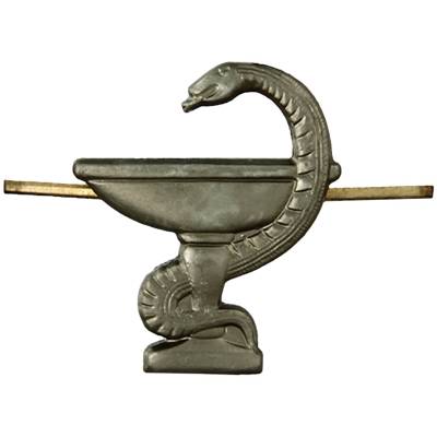Эмблема ( знак ) петличная ( петлица ) Медицинская служба левая защитная (2102067) - HAKKI.RU