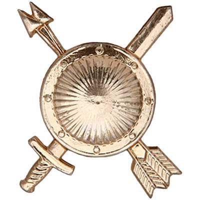 Эмблема ( знак ) петличная ( петлица ) РВСН золотая (2102042) - HAKKI.RU