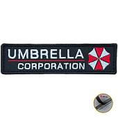 Нашивка ( шеврон патч patch ) тактическая UMBRELLA CORPORATION вышитая полоса на липуче 12х3 черная (2509086) - ВОЕНТОРГ ТЫЛОВИК