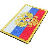 Нашивка ( шеврон патч patch ) тактическая Флаг России с гербом вышитая на липучке 8,5х5 триколор (2509168) - ВОЕНТОРГ ТЫЛОВИК