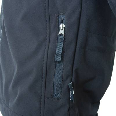 Куртка 726 GEAR SoftShell тактическая демисезонная ветровлагозащитная мембрана черная (1105171) - HAKKI.RU