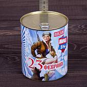 Носки в банке консервированные подарочные Носки BIG 5пар 23 февраля (4807196) - ВОЕНТОРГ ТЫЛОВИК