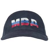 Бейсболка МВД ( триколор ) вышитая синяя (1401036) - ВОЕНТОРГ ТЫЛОВИК