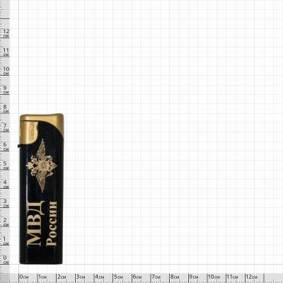 Зажигалка с символикой МВД России черная (4403004) - HAKKI.RU
