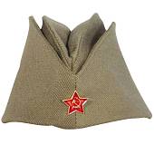 Пилотка военная солдатская СА ВС СССР со звездой хаки (1405993) - ВОЕНТОРГ ТЫЛОВИК