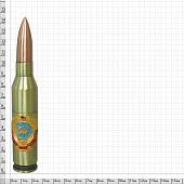Зажигалка патрон с символикой Герб СССР газовая 140 мм золотистая (4403262) - ВОЕНТОРГ ТЫЛОВИК