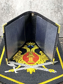 Обложка для удостоверения ФСИН ( Федеральная служба исполнения наказаний ) РФ с уголками черная (4203052) - ВОЕНТОРГ ТЫЛОВИК