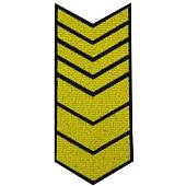 Знак - годичка ( нашивка шеврон ) нарукавный за выслугу лет ( по годам службы ) 19 лет вышитый на липучке (2508019) - ВОЕНТОРГ ТЫЛОВИК