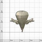 Эмблема ( знак ) петличная ( петлица ) ВДВ России нового образца защитная (2102008) - ВОЕНТОРГ ТЫЛОВИК