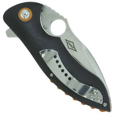 Нож складной Spyderco полуавтоматический с клипсой черный (3913071) - HAKKI.RU