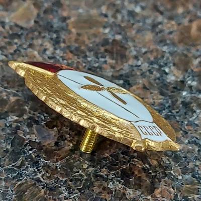 Знак нагрудный Военное училище авиационное СССР закрутка (2301934) - HAKKI.RU
