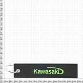 Брелок с символикой MONSTER KAWASAKI ( Монстер - Кавасаки ) вышитый полоса ( лента ) 13х3 черный (4402379) - ВОЕНТОРГ ТЫЛОВИК