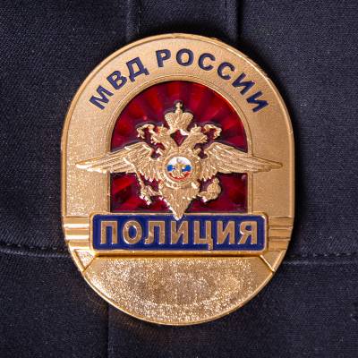 Знак ( жетон ) нагрудный ПОЛИЦИЯ МВД РОССИИ (2304003) - HAKKI.RU