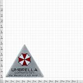 Шильдик ( наклейка шильд ) на авто UMBRELLA CORPORATION Our Business if Life Itself серебристый (12017807) - ВОЕНТОРГ ТЫЛОВИК