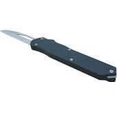 Нож складной MICROTECH автоматический выкидной в чехле черный (3913056) - ВОЕНТОРГ ТЫЛОВИК