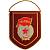 Вымпел малый с вышивкой Гвардия СССР 16х13 краповый (4502034) - HAKKI