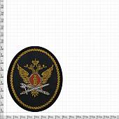 Нашивка ( шеврон ) на рукав ФСИН 8х9,5 жаккардовая черная (2503715) - ВОЕНТОРГ ТЫЛОВИК