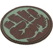Нашивка ( шеврон патч patch ) тактическая Кулак вышитая на липучке D-7,5 оливковая (2509061) - ВОЕНТОРГ ТЫЛОВИК