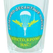 Стакан граненый с символикой ВДВ ( Воздушно-десантные войска ) России / Никто, кроме нас! (4609134) - ВОЕНТОРГ ТЫЛОВИК