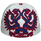 Бейсболка RUSSIA / РОССИЯ вышитая на резинке белая (1401948) - ВОЕНТОРГ ТЫЛОВИК
