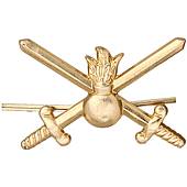 Эмблема ( знак ) петличная ( петлица ) Сухопутных войск золотая (2102066) - ВОЕНТОРГ ТЫЛОВИК