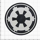 Нашивка ( шеврон патч patch ) тактическая Имперский Герб / Звездные Войны 3D PVC ( пластизоль ) на липучке 7,9х7,9 черная (2504215) - ВОЕНТОРГ ТЫЛОВИК