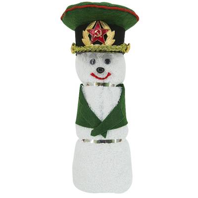 Полотенце - сувенир белое 40х70 в фуражке Погранвойск КГБ  СССР (3507969) - HAKKI.RU