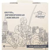 Полуботинки ( туфли ) Альпинист ( Alpine ) женские Lena 435С демисезонные на шнурках черные (1503038) - ВОЕНТОРГ ТЫЛОВИК