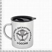 Термокружка металлическая с символикой ВДВ России 450 мл (4602002) - ВОЕНТОРГ ТЫЛОВИК