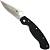 Нож складной Spyderco с клипсой CPM S30V черный (3914017)  - HAKKI