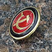 Знак Серп и Молот черно-красный (2305038) - ВОЕНТОРГ ТЫЛОВИК