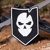 Нашивка ( шеврон патч patch ) тактическая MASK ( маска ) 3D PVC ( пластизоль ) на липучке 8,5х6,5 черная (2504174) - ВОЕНТОРГ ТЫЛОВИК