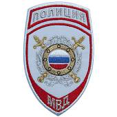 Нашивка ( шеврон ) на рукав Полиция ООП вышитая голубая (2503846) - ВОЕНТОРГ ТЫЛОВИК