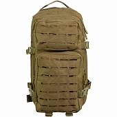 Рюкзак TAC тактический Assault Laser Cut MOLLE 22х46х30 30 л коричневый (3306026) - ВОЕНТОРГ ТЫЛОВИК