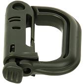 Карабин ( carabiner ) 555 GrimLock ( Гримлок ) пластиковый оливковый (3323008) - ВОЕНТОРГ ТЫЛОВИК