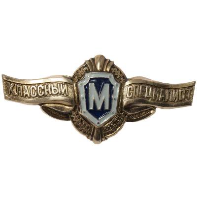 Знак нагрудный Классность рядового состава Мастер на пимсе (2301994) - HAKKI.RU