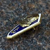 Знак нагрудный ( ромб ) Среднее мореходное образование ( водолаз ) закрутка (2301265) - ВОЕНТОРГ ТЫЛОВИК