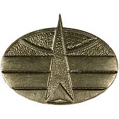 Эмблема ( знак ) петличная ( петлица ) Космических войск защитная (2102088) - ВОЕНТОРГ ТЫЛОВИК