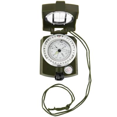 Компас Lensatic прямоугольный на верёвке пластмассовый в чехле оливковый (3302027) - HAKKI.RU