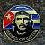 Знак нагрудный Че Гевара / Ernesto Che Guevara D-40 закрутка (2301279) - HAKKI